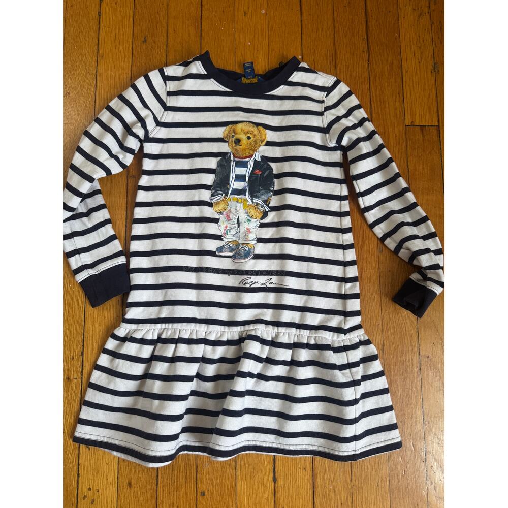 Girls Size 7 Ralph Lauren Bear Beautiful Dress
